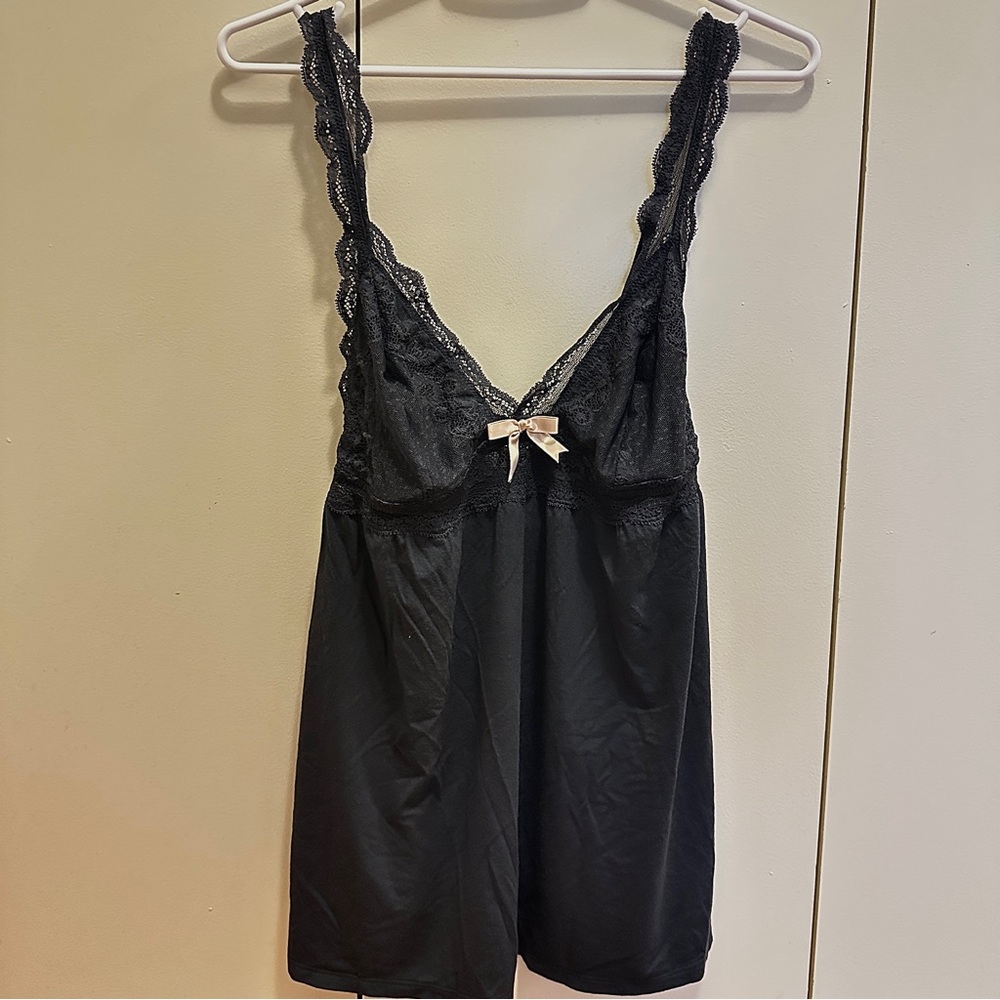 Eberjey Cami Lace Tank Top Pajama Sz L